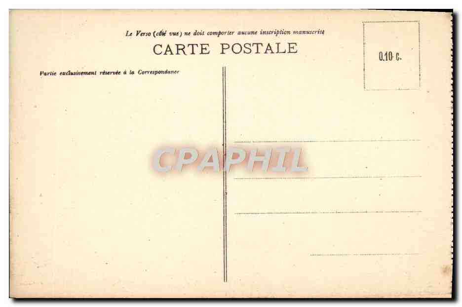 Reims — Ruines après la Retraite des Allemands — V. Thaillier, éditeur, Reims — Verso