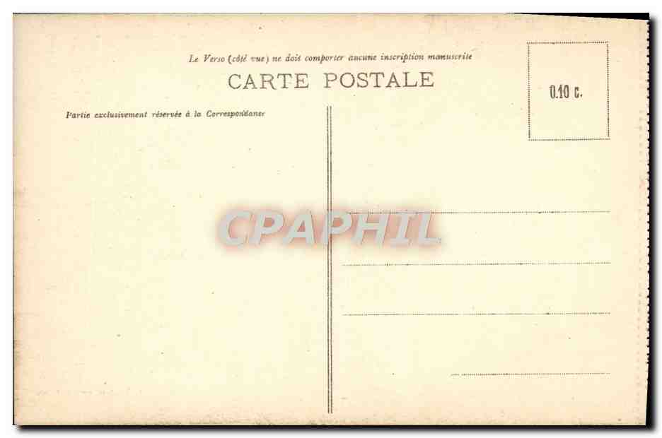 CPA Reims Dans Les Ruines Apres La Retraite Des Allemandes Rue Gambetta Militaria — Verso