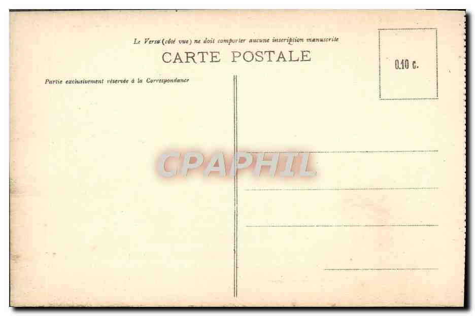 CPA Reims Dans Les Ruines Apres La Retraite Des Allemandes Cour Chapitre Et La Cathedrale Militaria — Rückseite