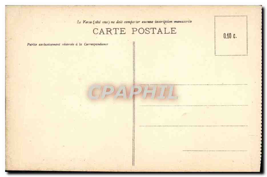 CPA Reims Dans Les Ruines Apres La Retraite Des Allemandes Rue De Pouilly Et Hotel De Ville Militaria — Verso