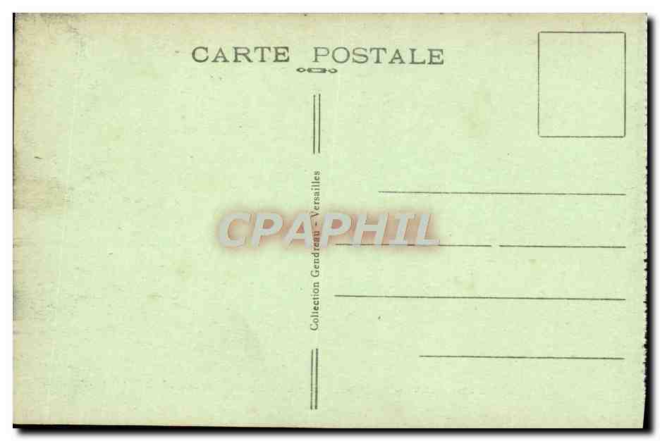 CPA Versailles Le Bassin Des Rocailles Ou Salle De Bal — Verso