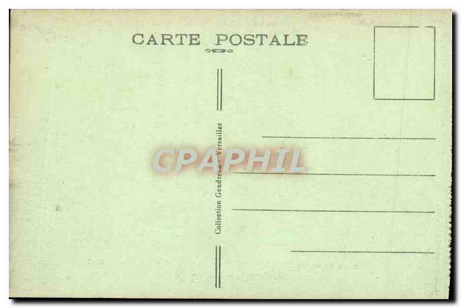 CPA Parc De Versailles Le Bassin d'Apollon Et Le Tapis Vert — Verso
