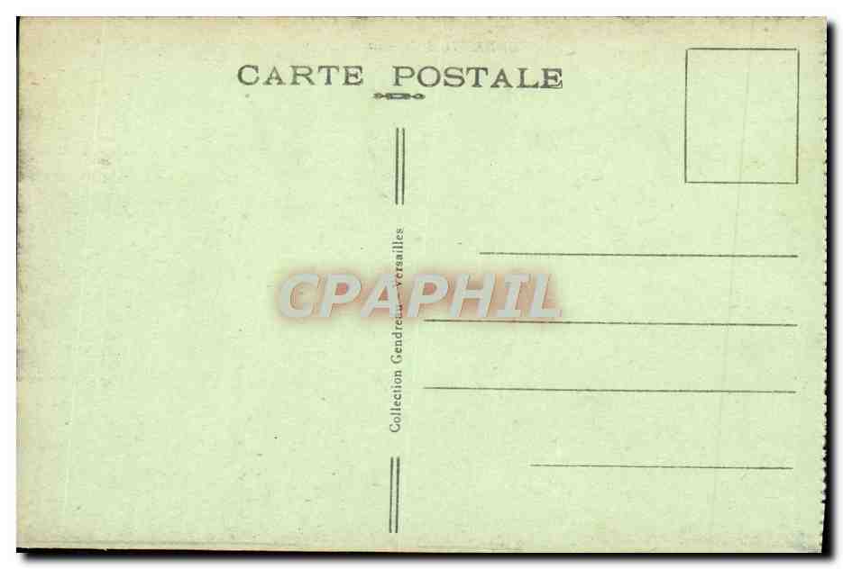 CPA Versailles Le Bassin De Latone Et Le Grand Canal — Verso