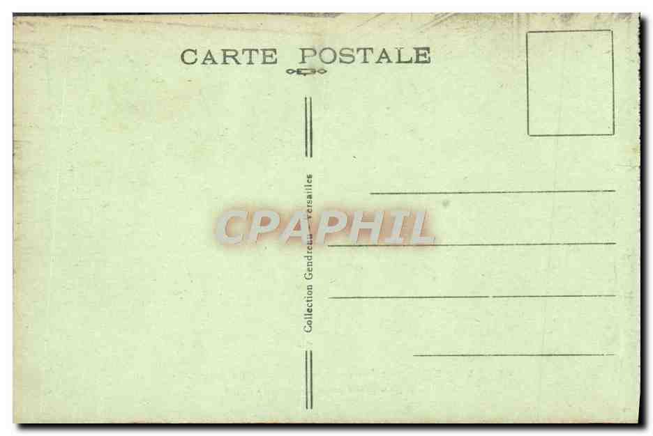 CPA Versailles La Bassin De Neptune Et l'Allee Des Marmousets — Verso