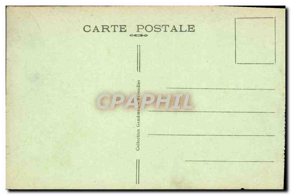 CPA Versailles Le Panorama — Verso