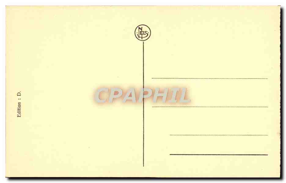 CPA H Memlinc Portail D'Homme Musee De Bruxelles — Verso