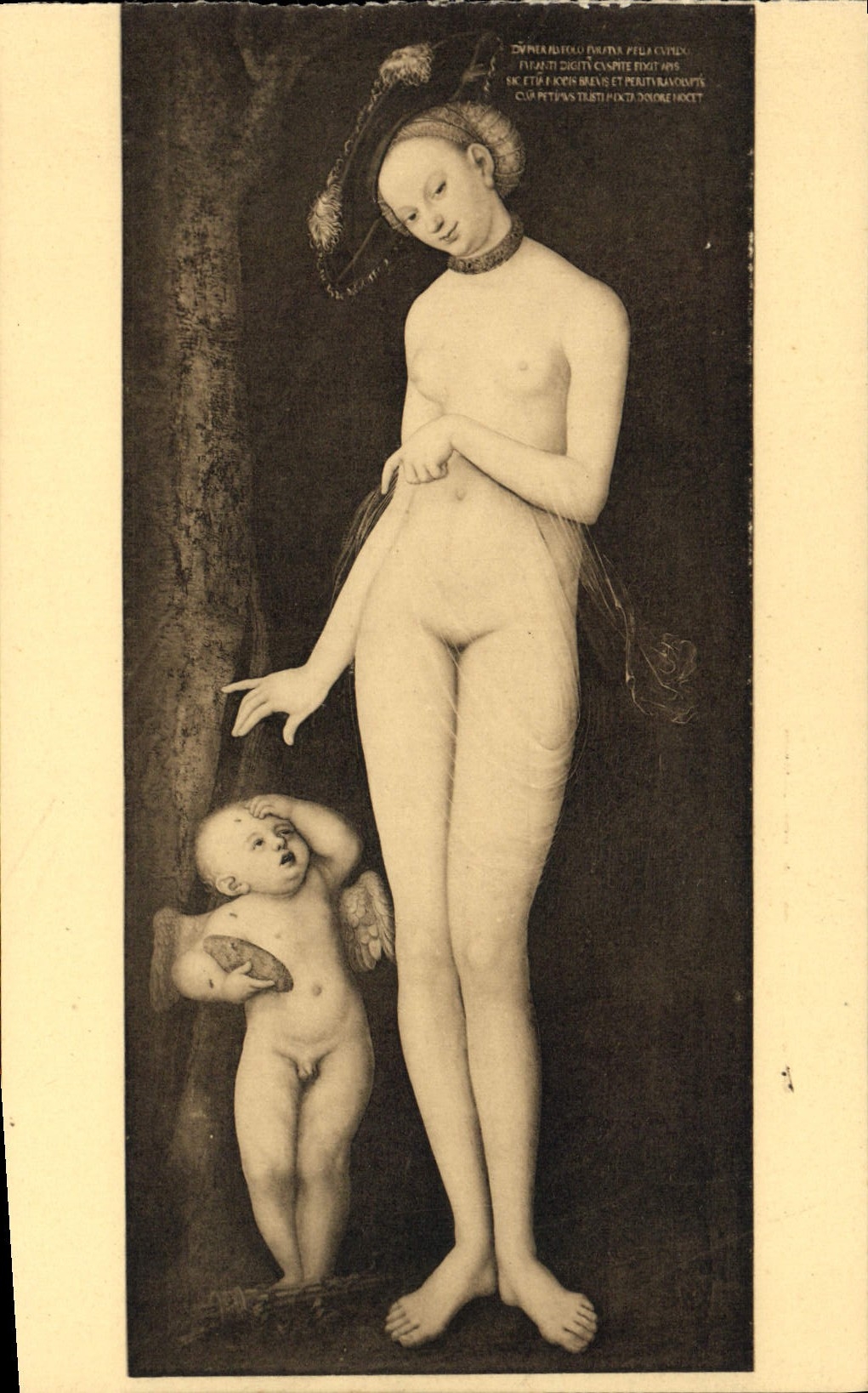 CPA Lucas Cranach Venus Et Amour Musee De Bruxelles