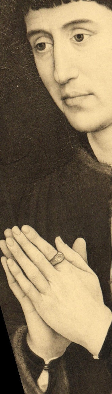 CPA Roger De Le Pasture Ou Van Der Weyden Portrait De Laurent Froimont Musee De Bruxelles