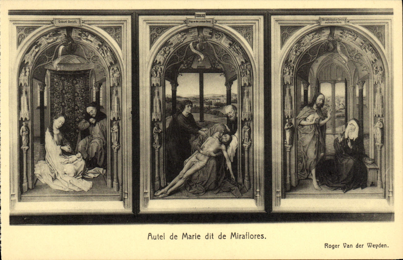 CPA Autel De Marie Dit De Miraflores Roger Van De Weyden