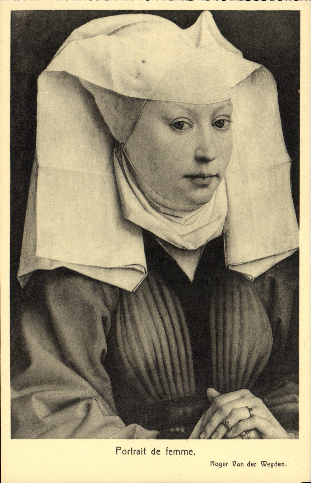 CPA Portrait De Femme Roger Van De Weyden