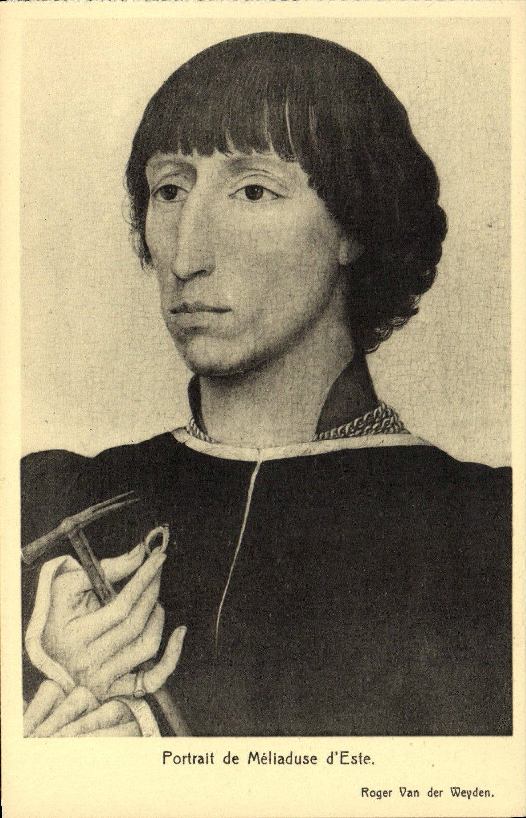 CPA Portrait De Meliaduse d'Este Roger Van De Weyden
