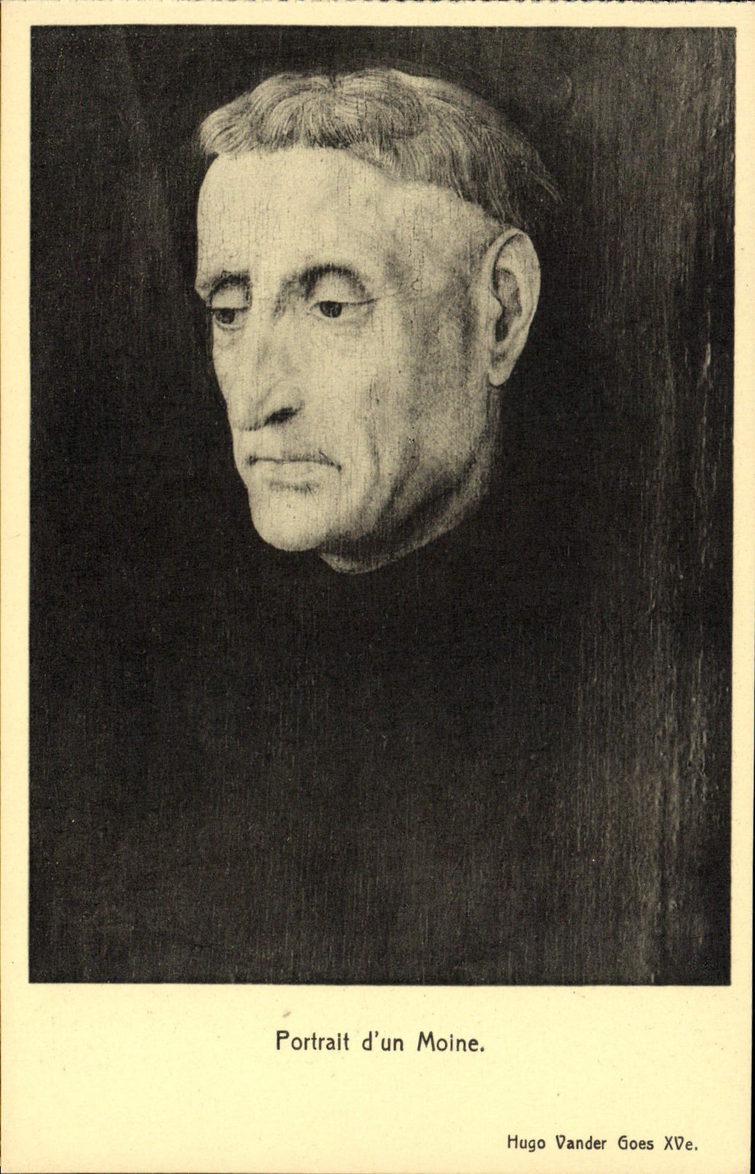 CPA Portrait D'Un Moine Hugo Vander Goes