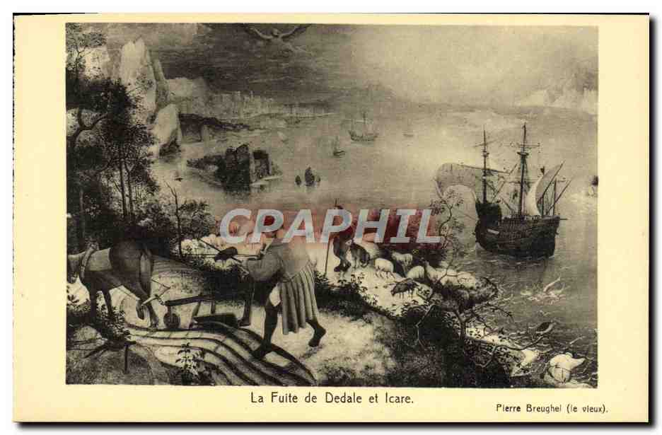 CPA La Fuite De Dedale Et Icare Pierre Breughel le vieux