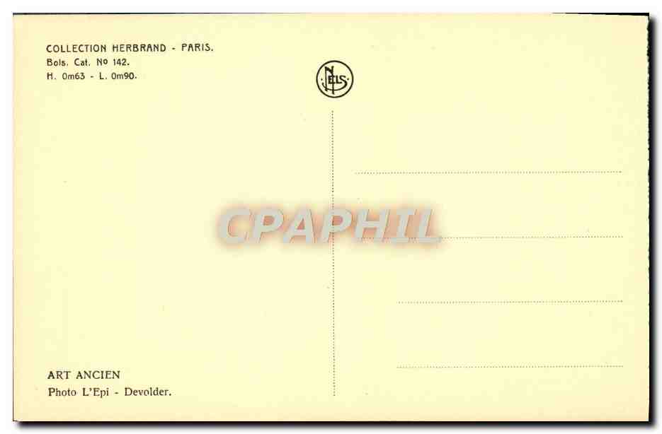 CPA La Fuite De Dedale Et Icare Pierre Breughel le vieux — Verso