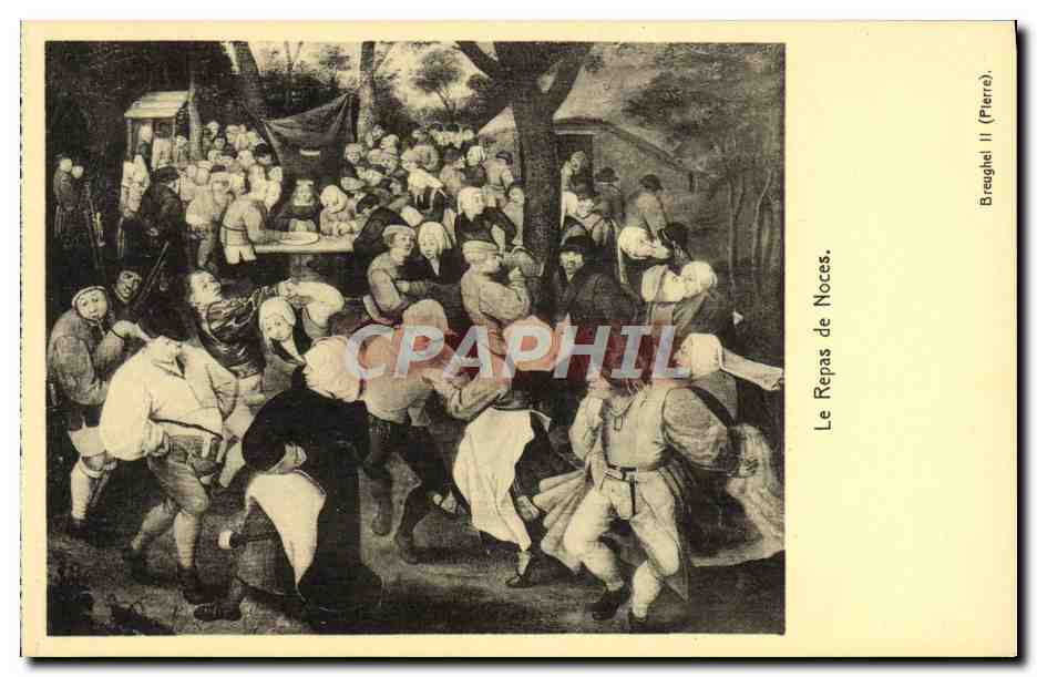 CPA Le Repas De Noces Breughel le vieux 