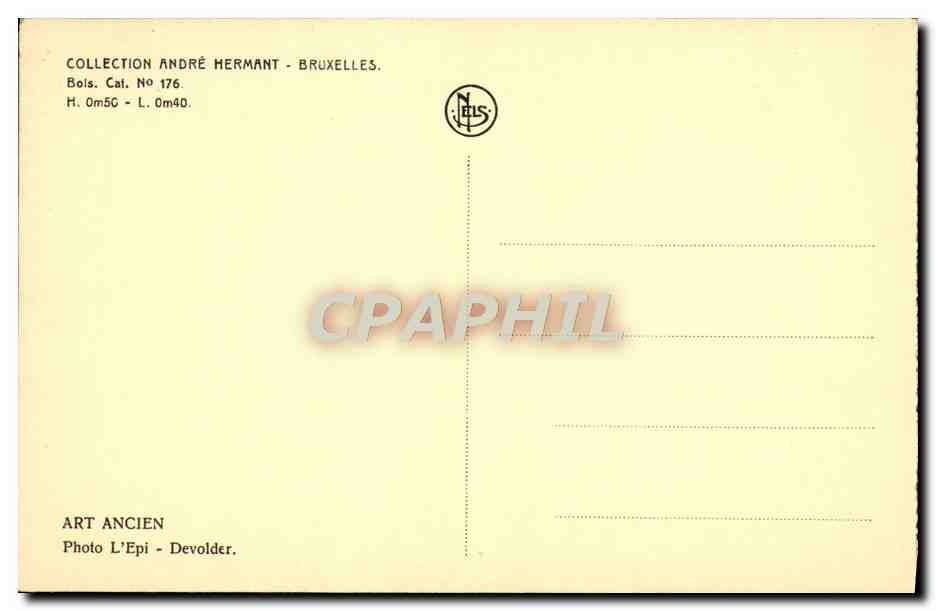 CPA Le Repas De Noces Breughel le vieux  — Verso