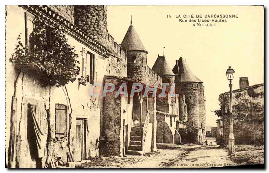 Carcassonne — Rue des Lices-Hautes — Photo Michel Jordy