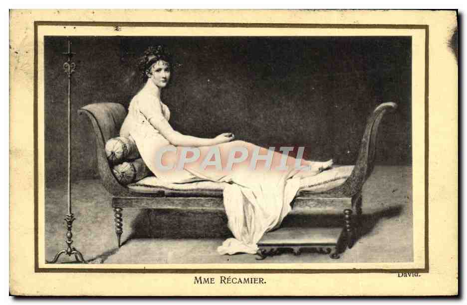 CPA Mme Recamier David