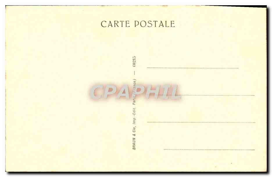 CPA Musee De Dresde Beham Charles Quint — Verso