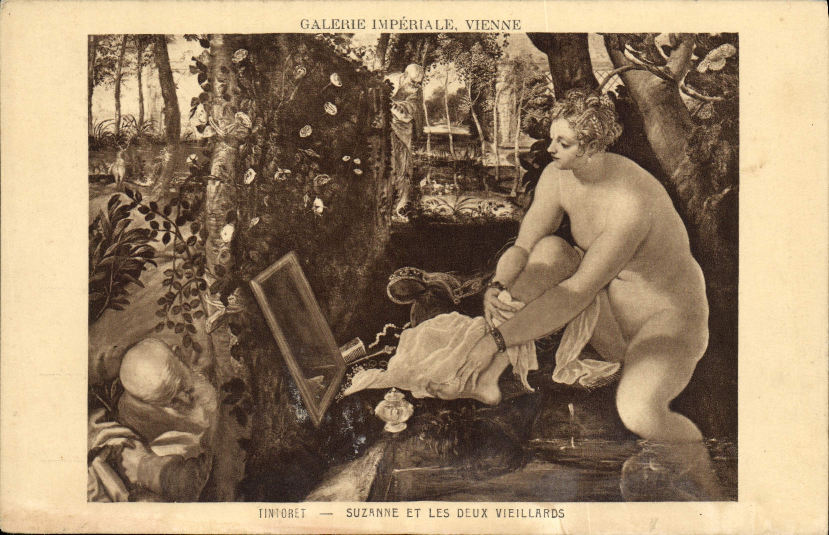 CPA Galerie Imperiale Vienne Suzanne Et Les Deux Vieillards Tintoret