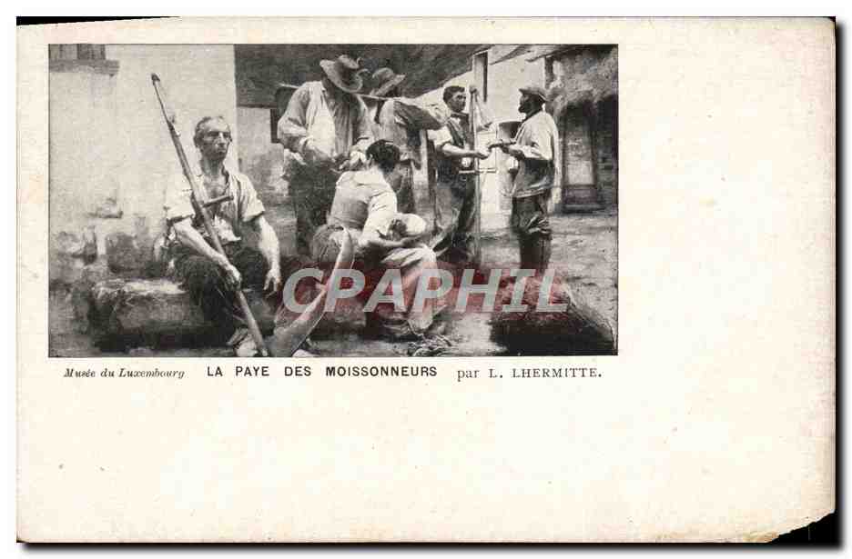 La Paye des Moissonneurs — Musée du Luxembourg — par L. Lhermitte