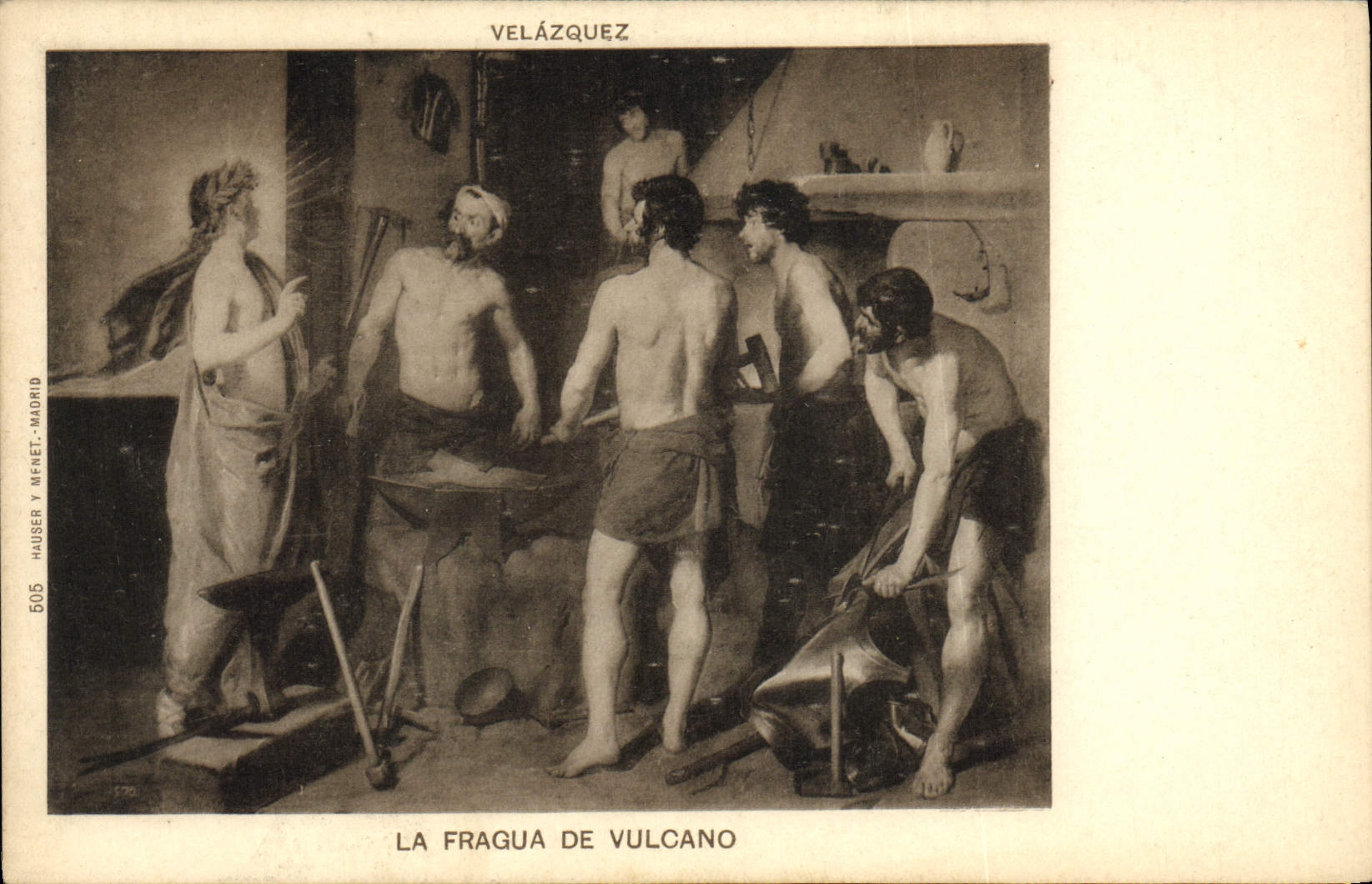 CPA Velazquez La Fragua De Vulcano
