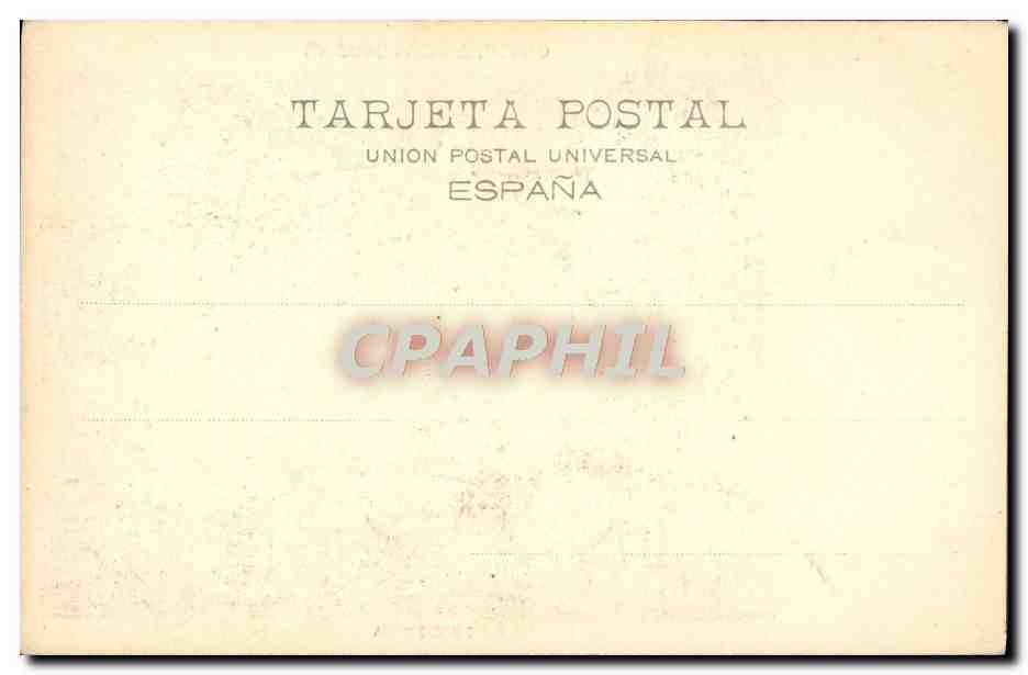 CPA Velazquez La Fragua De Vulcano — Verso