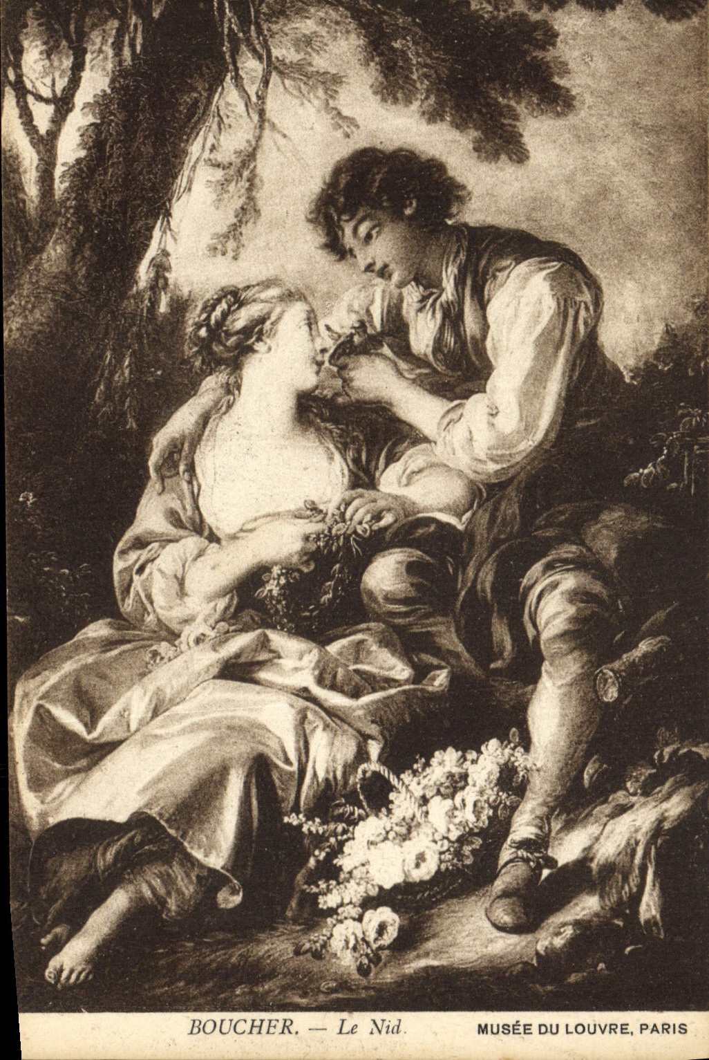 CPA Boucher Le Nid Musee Du Louvre Paris