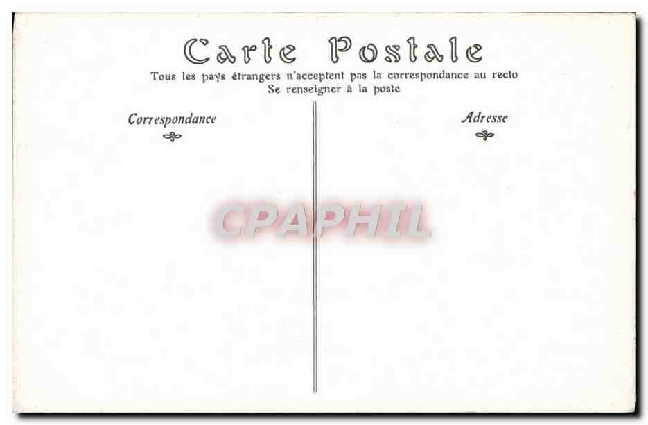 La Gentille Ménagère — Salon de 1907 — par Émile Derré — Rückseite