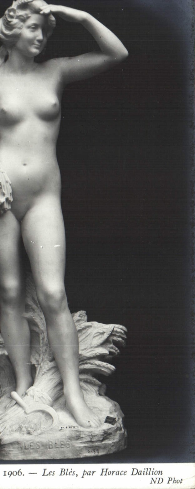 Les Blés, par Horace Daillion — sculpture — ND Phot