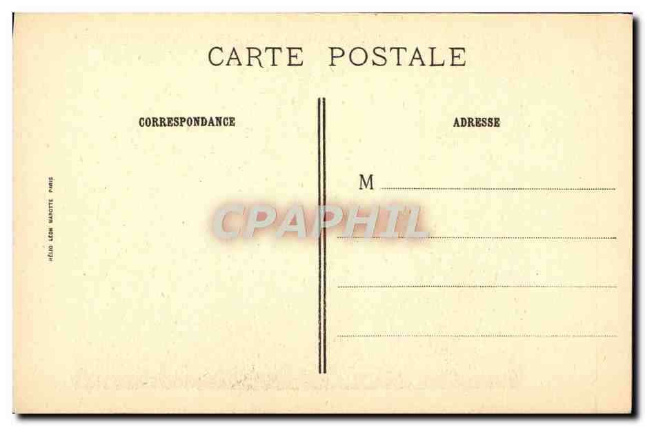 CPA Le Titien La Flora Florence — Verso