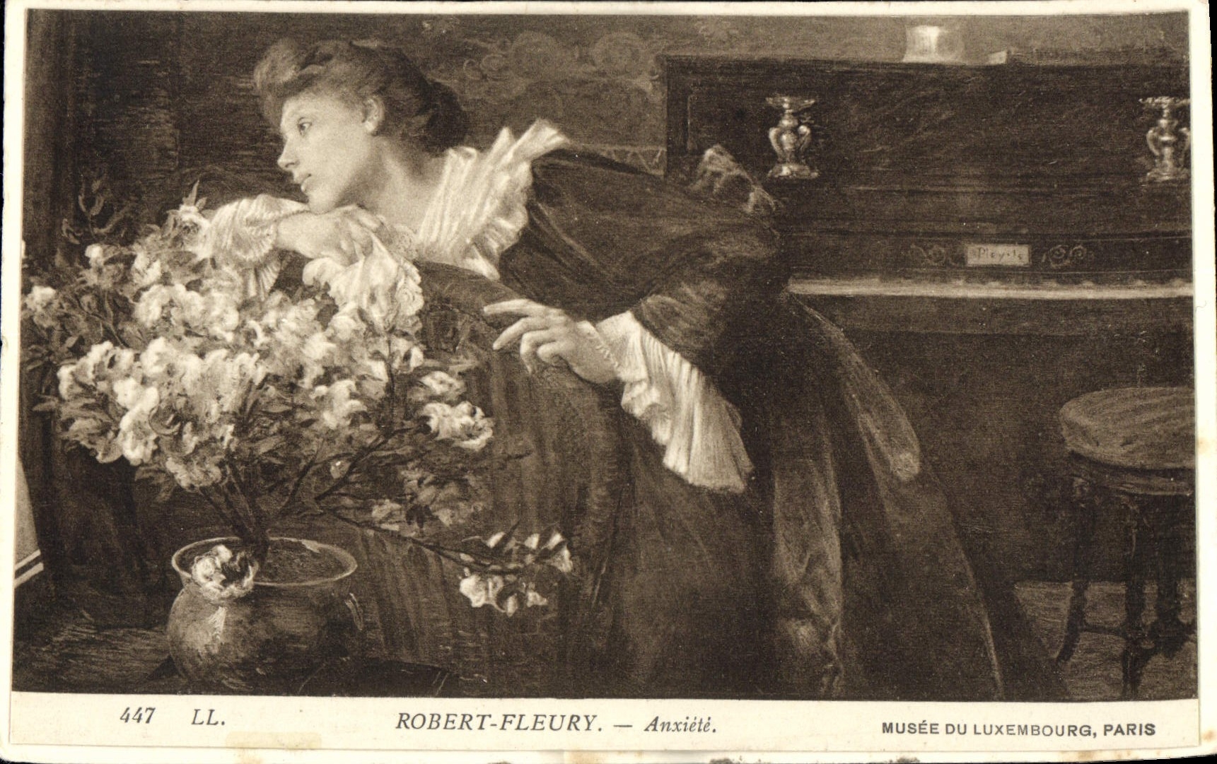 CPA Robert Fleury Anxiete Musee Du Luxembourg Paris