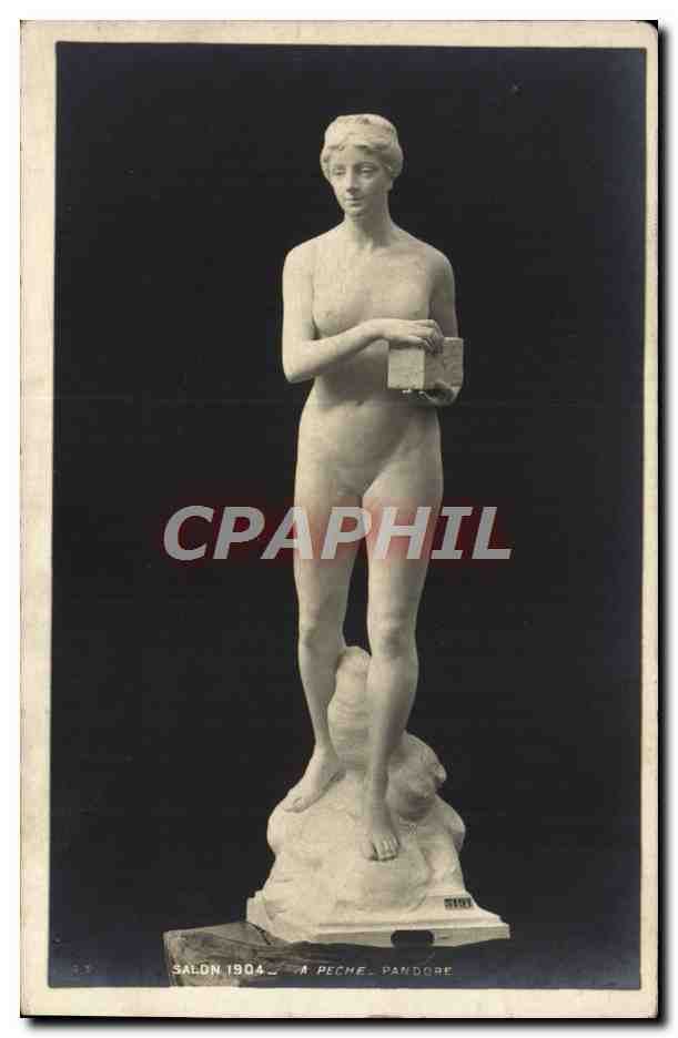 Statue de Pandore — Salon 1904 — A. Pecche