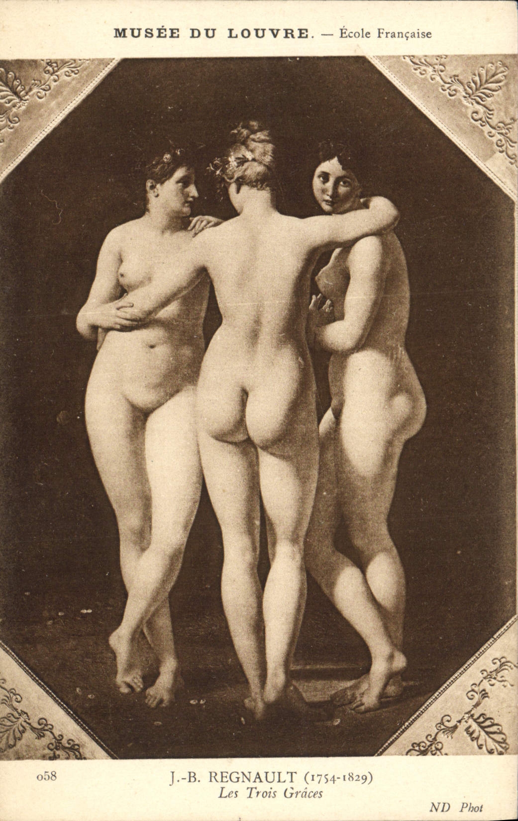 CPA Musee Du Louvre Ecole Francaise Regnault Les Trois Graces