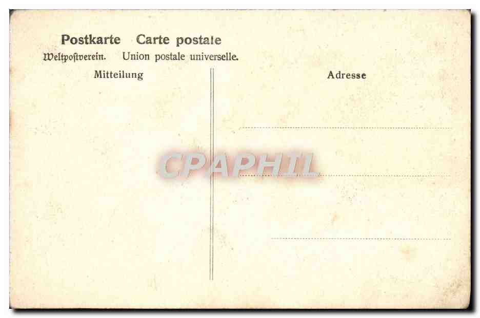 CPA Das Muttergluck Maria Gemalde Vou Mathias Grunewald  — Verso