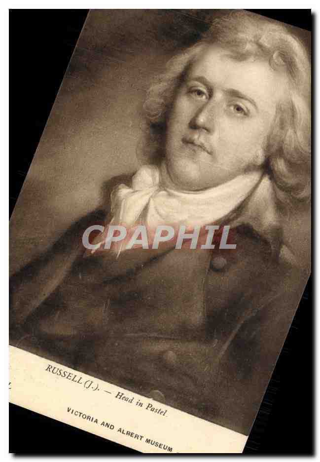 CPA Russell Head In Pastel Victoria And Albert Museum london