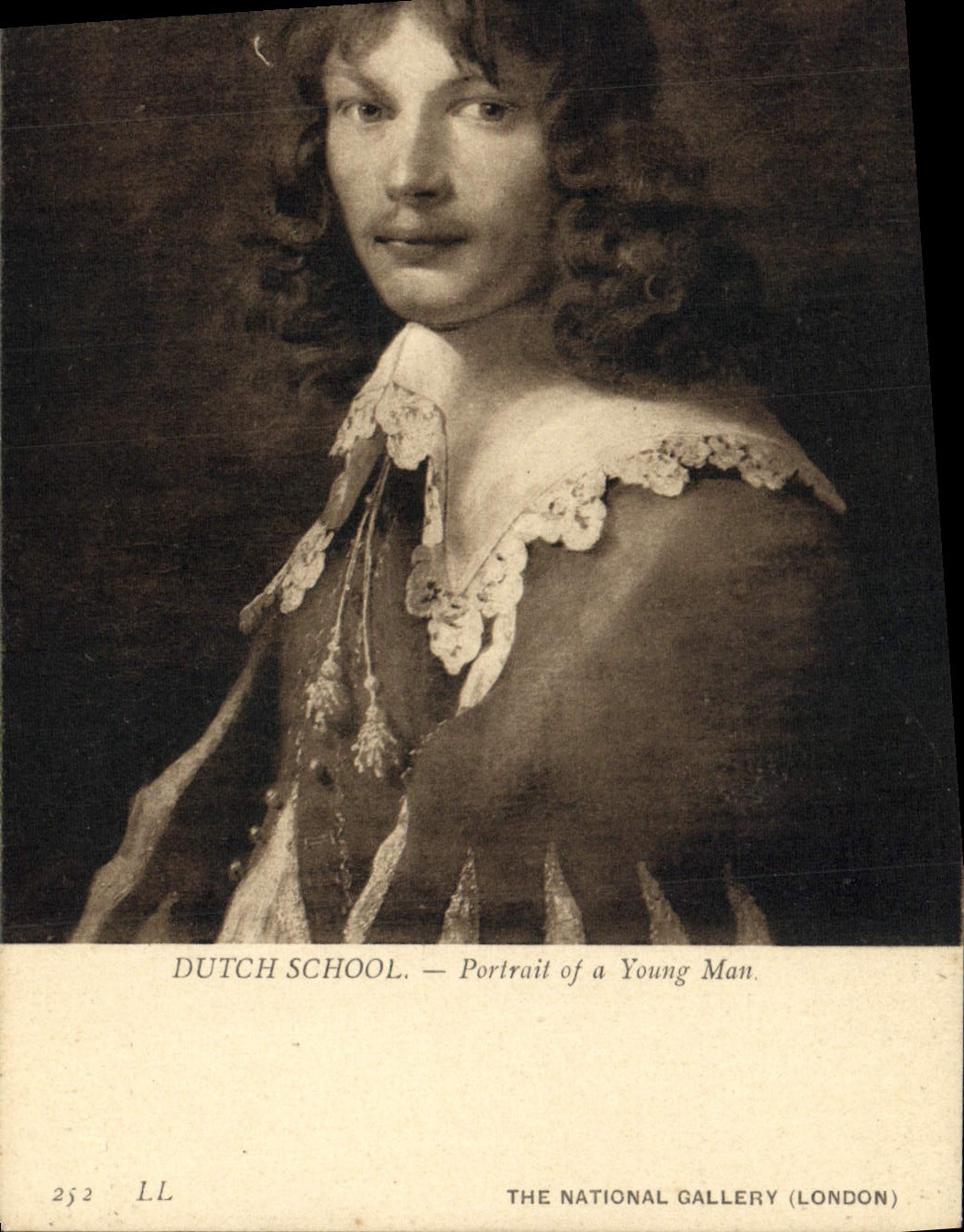 CPA Dutch School Portrait Of A Young Man The National Gallery London