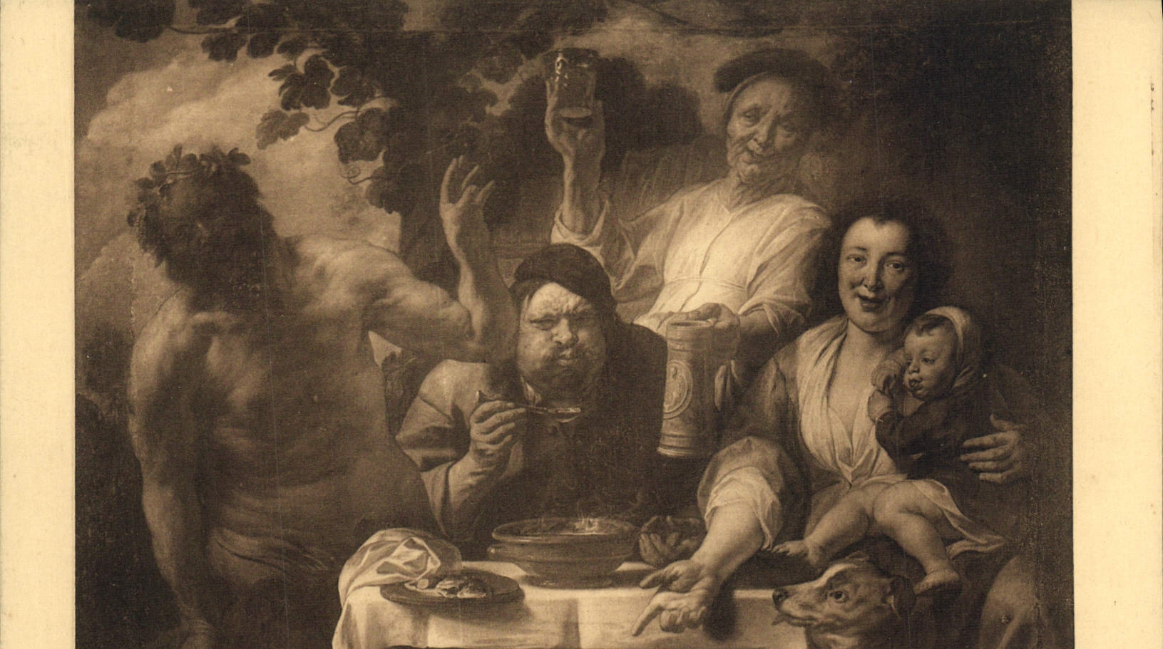 CPA Jodaens Le Satyre Et Le Paysan Musee De Bruxelles