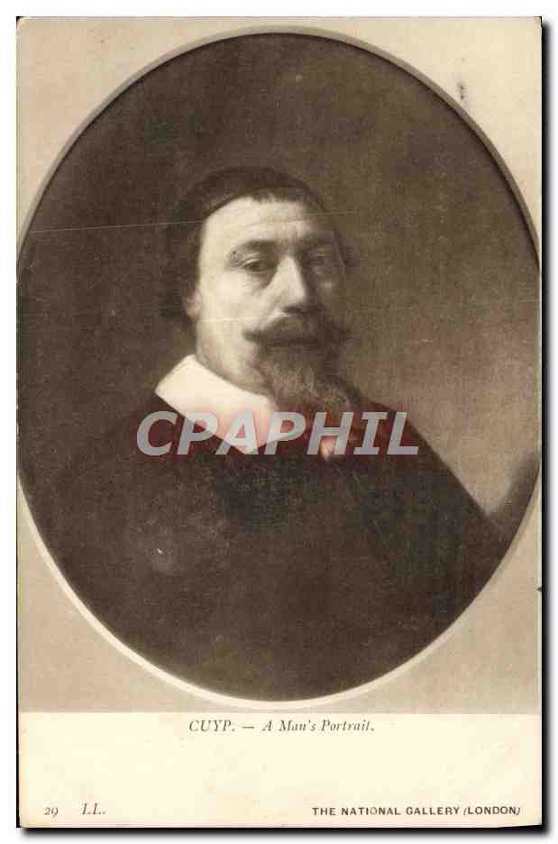 CPA Cuyp a Man's Portrait The National Gallery London