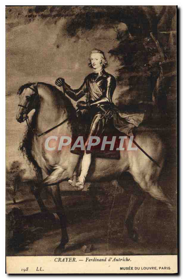 CPA Crayer Ferdinard d'Autriche Musee Du Louvre Paris