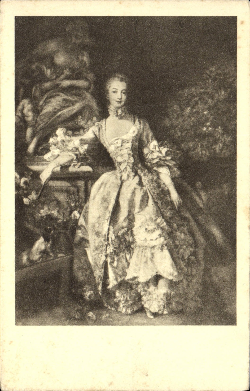 CPA Portrait De Madame De Pompadour Par Boucher Collection Wallace