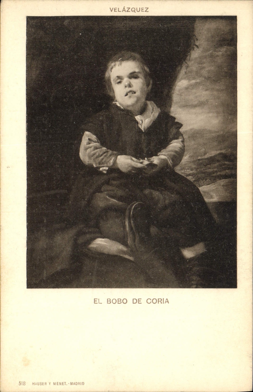 CPA Velazquez El Bobo De Coria Nain 