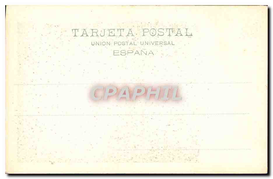CPA Velazquez El Bobo De Coria Nain  — Rückseite