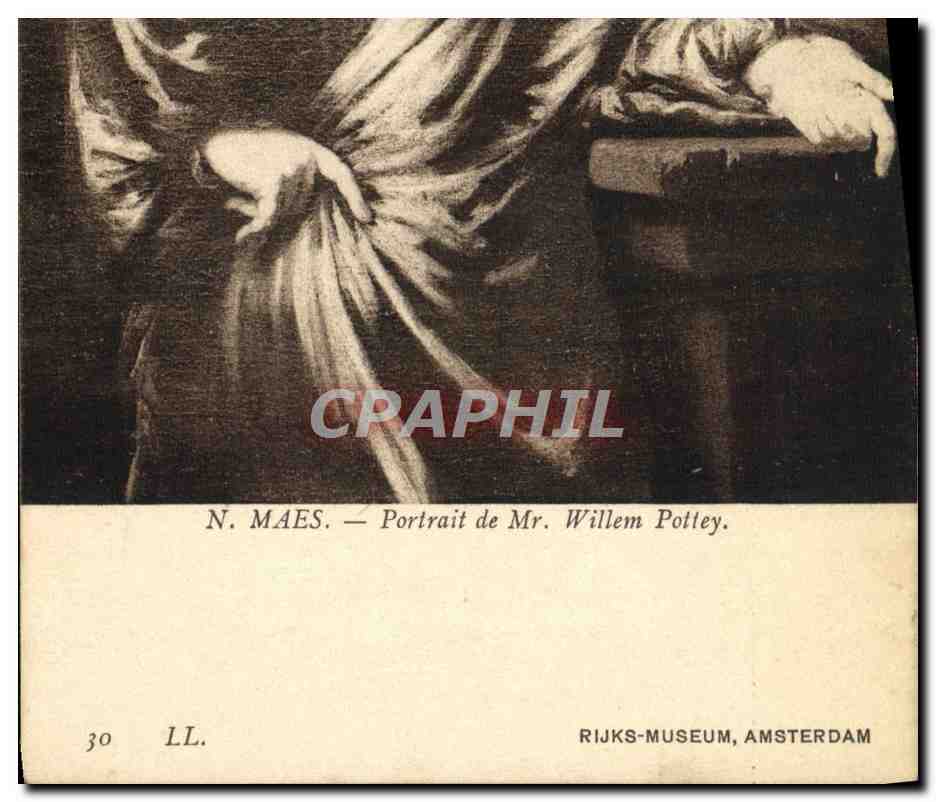 CPA N Maes Portrait De Mr Willem Pottey Rijks Museum Amsterdam
