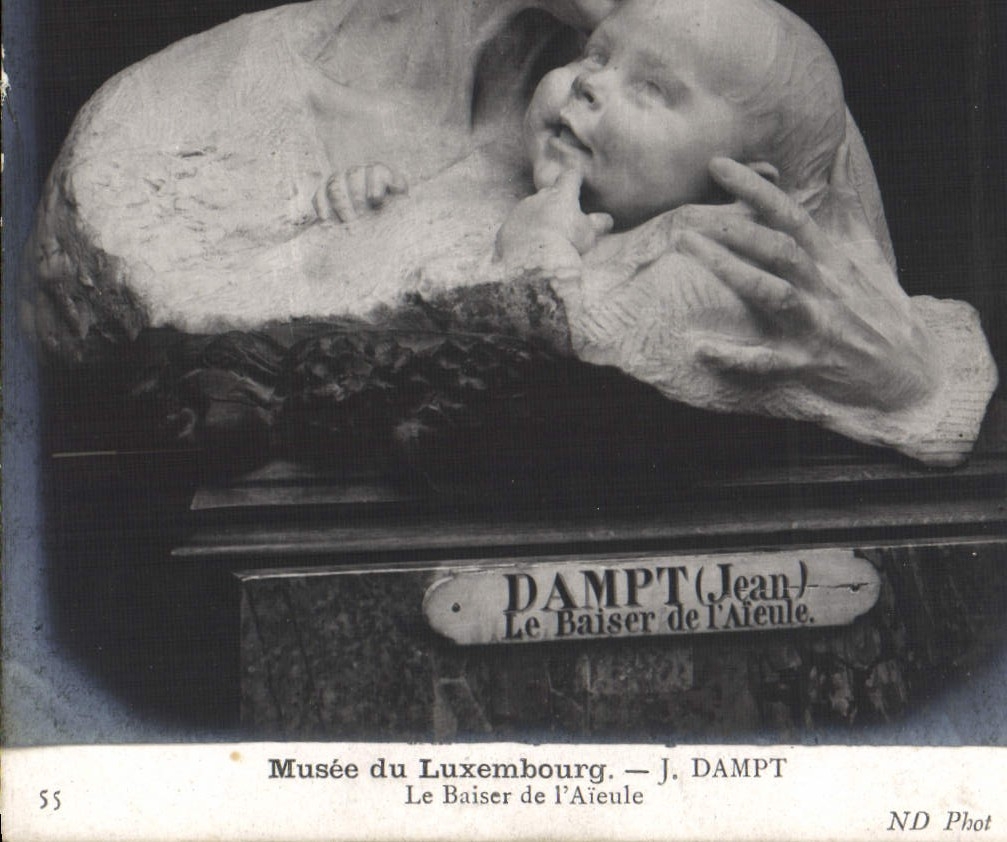 CPA Musee Du Luxembourg Le Baiser De l'Aieule J Dampt