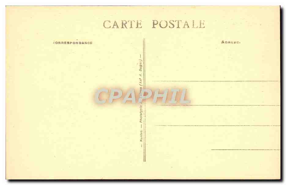 CPA Nantes Musee Des Beaux Arts Murillo La vierge  — Verso