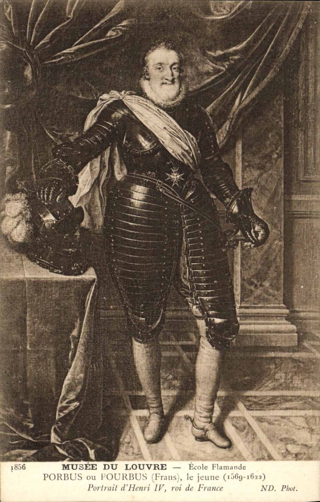 Musée du Louvre — Portrait d'Henri IV, roi de France — École Flamande (1569-1622)