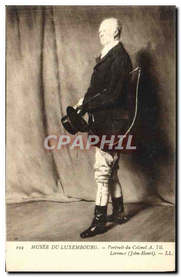 CPA Musee Du Luxembourg Portrait Du Colonel A Til Lorimer John Henri 