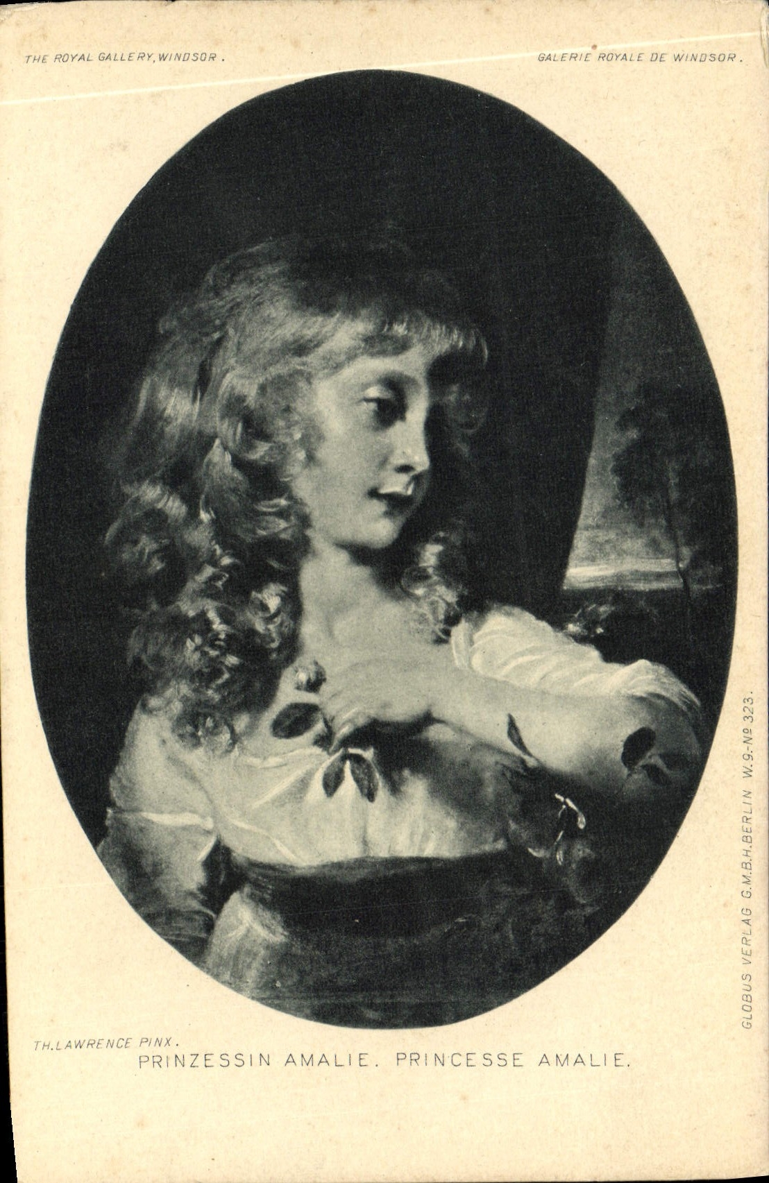 CPA Prinzessin Amalie Princesse Amalie Royal Galery Windsor Lawrence Pinx