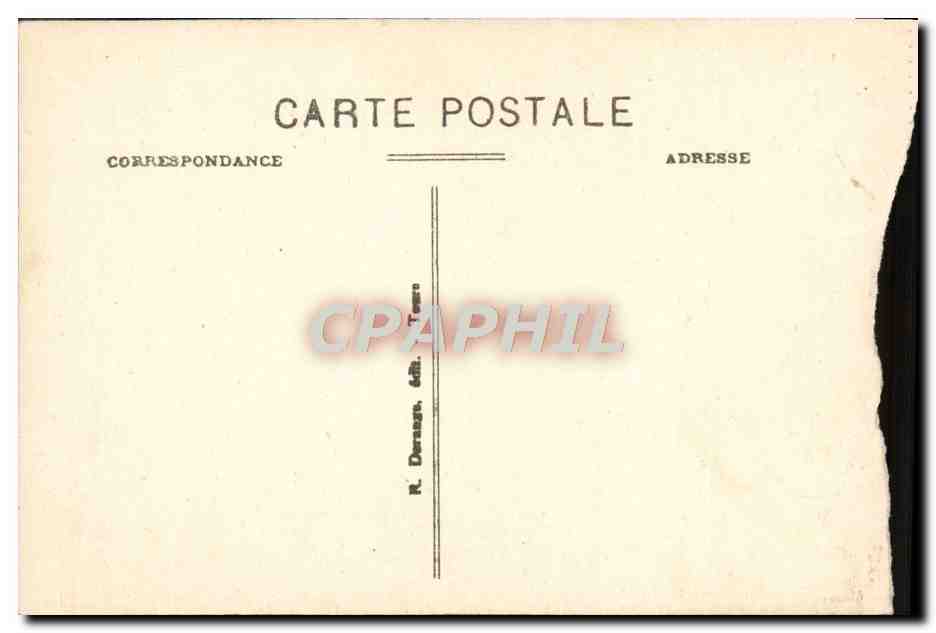 Azay-le-Rideau (Indre-et-Loire) — Femme en Rouge (École Venitienne) — R. D. — Verso